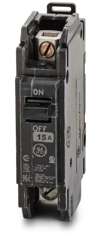 Limited Time ABB / General Electric THQC1115WL - 15A 1 Pole Molded Case Circuit Breaker
