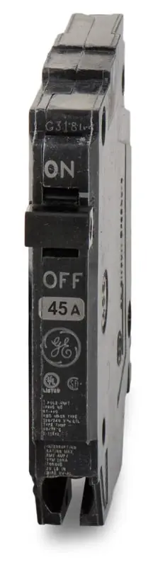 Trusted Brand ABB / General Electric THQP145 - 45A 1 Pole Miniature Circuit Breaker