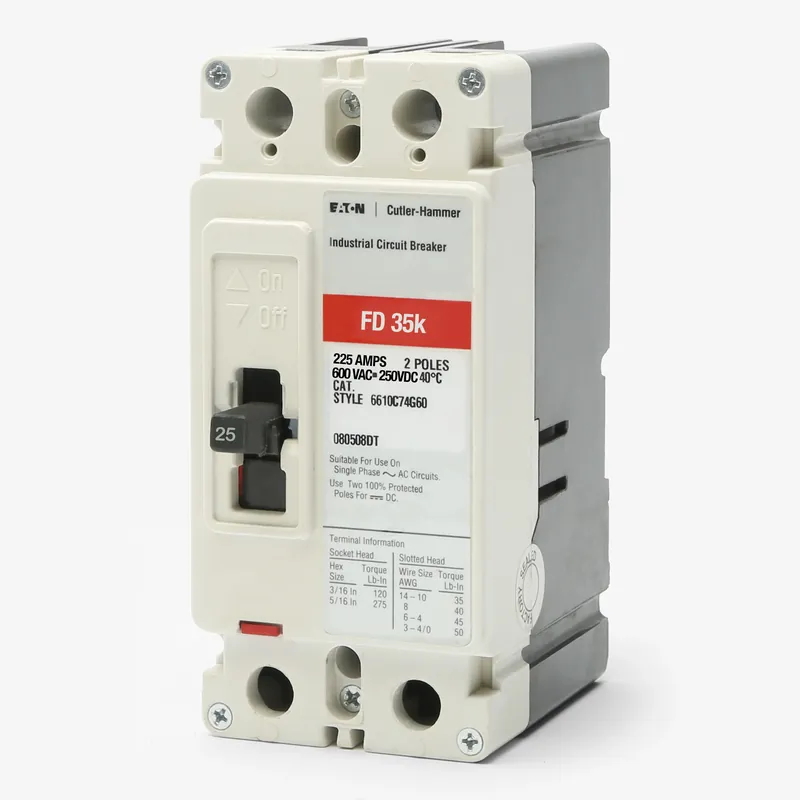 Eaton / Cutler-Hammer FD2025L - 25A 2 Pole Molded Case Circuit Breaker New Release