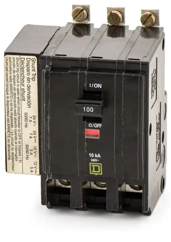Square D QOB31001042 - 100A 3 Pole Miniature Circuit Breaker Hassle-Free Returns
