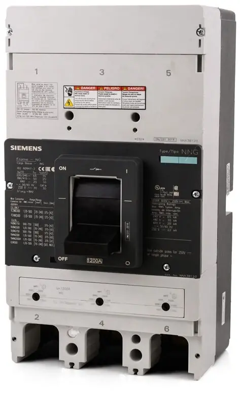Time-Limited Siemens NNX3B120 3 Pole Circuit Breaker