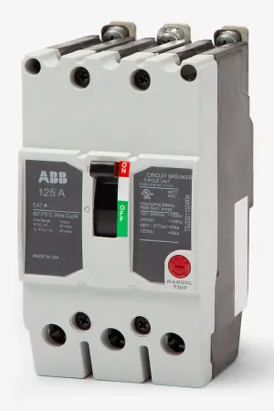 ABB / General Electric TEYL3125B - 125A 3 Pole Molded Case Circuit Breaker Shop Now