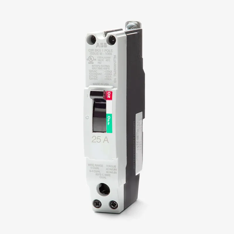 Next Day Delivery ABB / General Electric TEYL1025B - 25A 1 Pole Molded Case Circuit Breaker