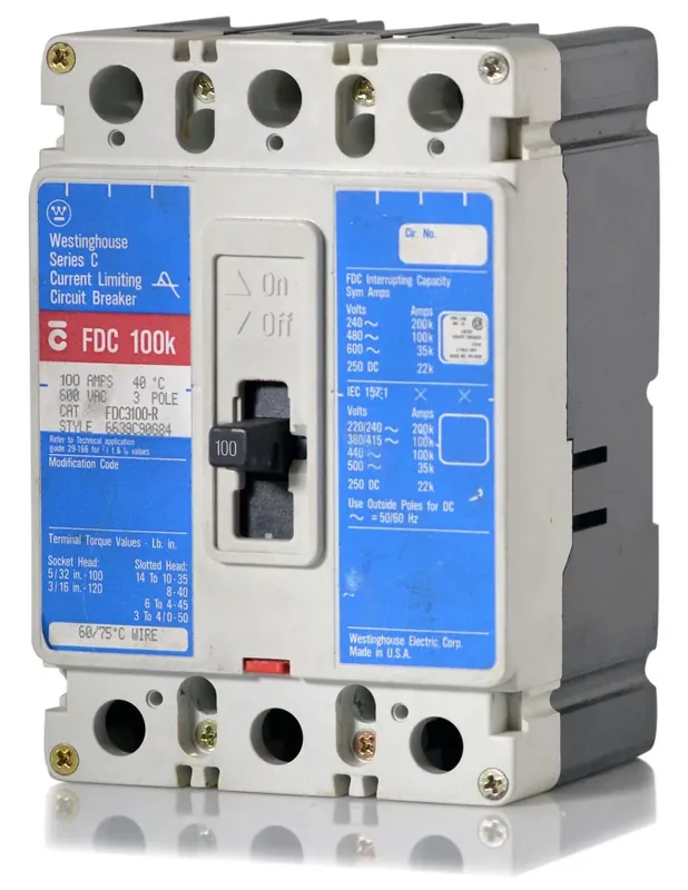 Eaton / Cutler-Hammer FDC3100 - 100A 3 Pole Molded Case Circuit Breaker Get Yours