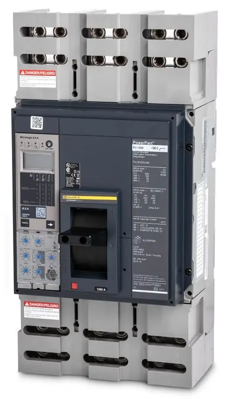 Free Returns Schneider Electric / Square D PJL36120U44A - 1200A 3 Pole Molded Case Circuit Breaker
