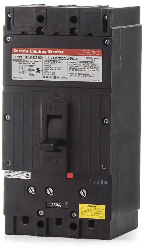 Same Day Shipping ABB / General Electric THLC436250 - 250A 3 Pole Molded Case Circuit Breaker
