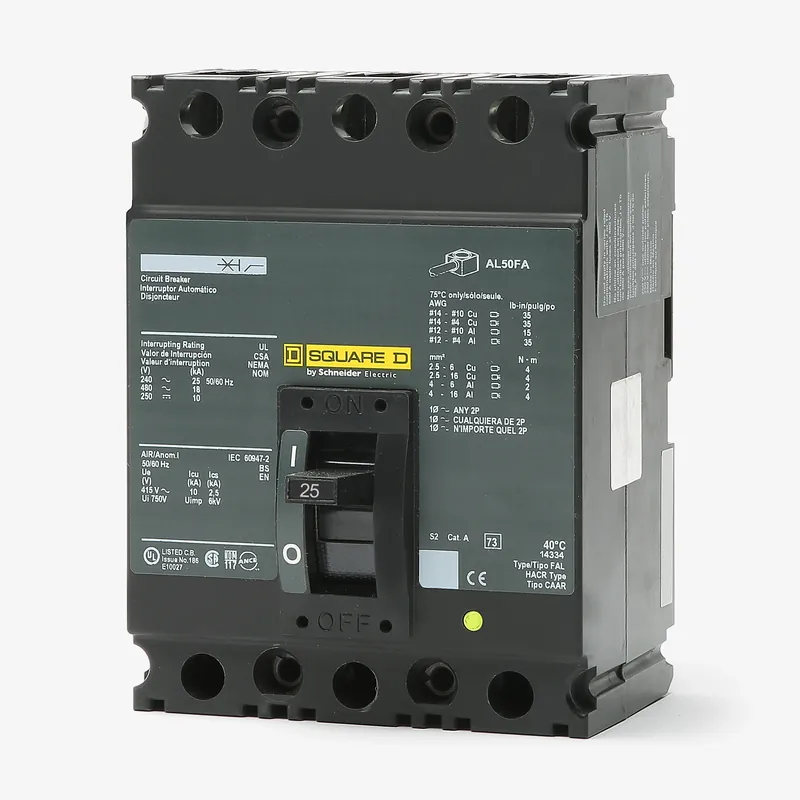 Secure Checkout Square D FCL34025 - 25A 3 Pole Molded Case Circuit Breaker