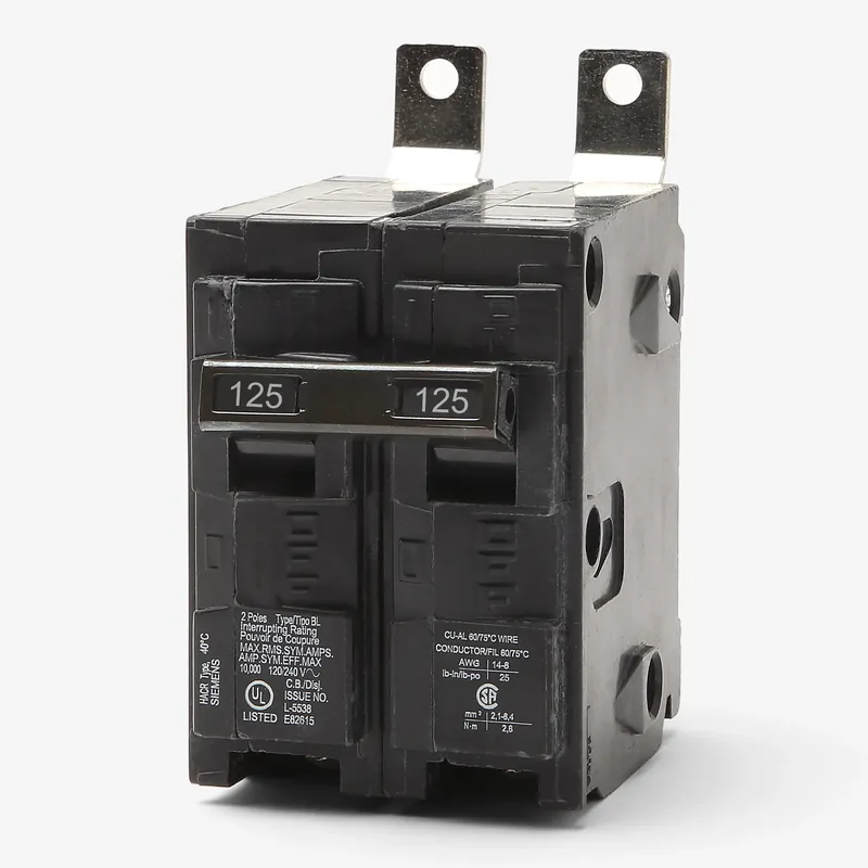 Siemens B2125 - 125A 2 Pole Molded Case Circuit Breaker Flash Sale