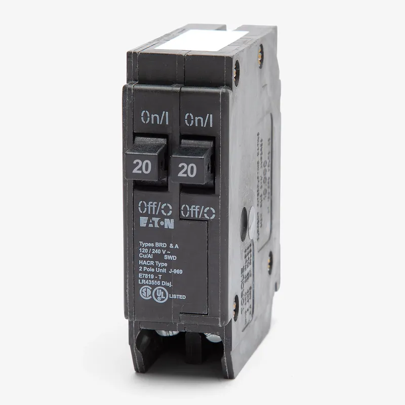 Seasonal Sale Eaton / Cutler-Hammer BD2020 - 20/20A Tandem Miniature Circuit Breaker