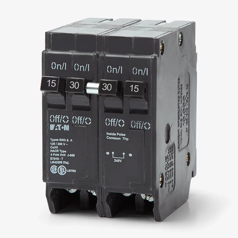 Express Delivery Eaton / Cutler-Hammer BQ2302115 - 15/30A Quadplex Miniature Circuit Breaker