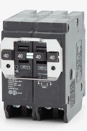 Eaton / Cutler-Hammer BQ240240 - 40/40A Quadplex Miniature Circuit Breaker Luxury