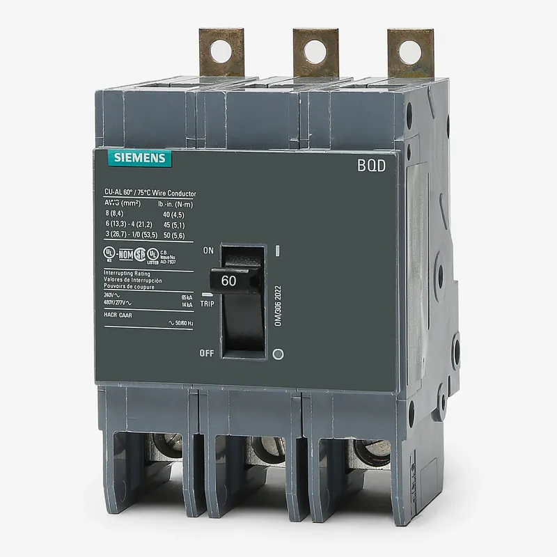 Cheap Siemens BQD360 - 60A 3 Pole Molded Case Circuit Breaker