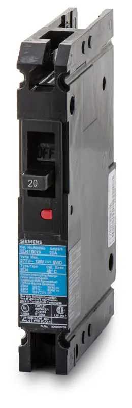 Siemens ED41B020 - 20A 1 Pole Molded Case Circuit Breaker Shop Now