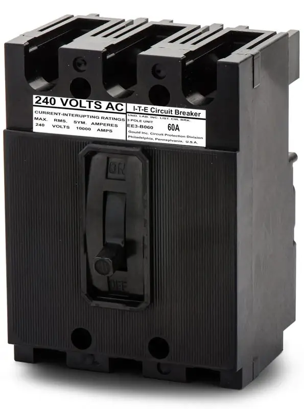 Siemens EE3B060 - 60A 3 Pole Molded Case Circuit Breaker Today Only