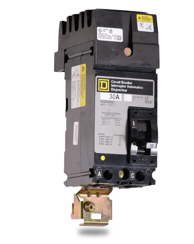 Square D FA24030AC - 30A 2 Pole Molded Case Circuit Breaker Same Day Shipping
