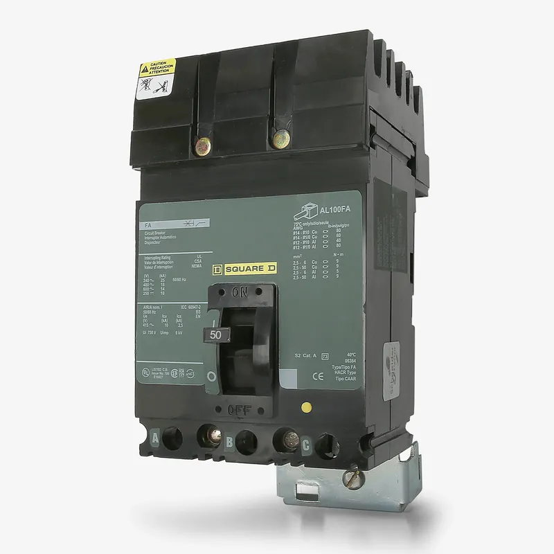 Time-Limited Square D FA34050 - 50A 3 Pole Molded Case Circuit Breaker