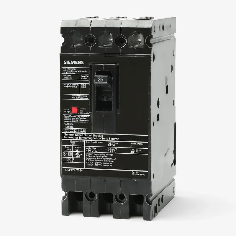 Hot Deal Siemens HHED63B025 - 25A 3 Pole Molded Case Circuit Breaker