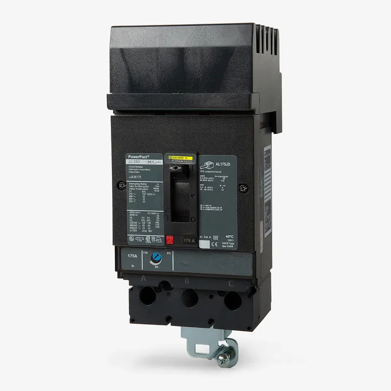 Square D JJA36175 - 175A 3 Pole Molded Case Circuit Breaker Premium