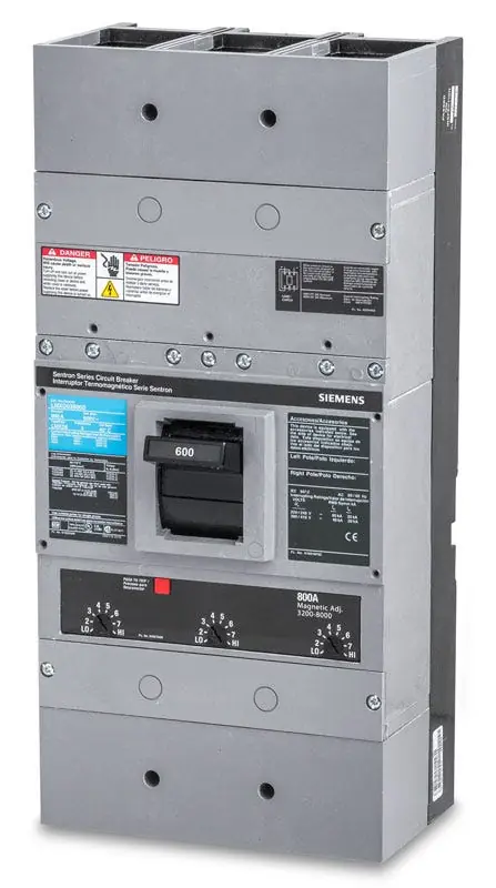 Siemens LMD63B600 - 600A 3 Pole Molded Case Circuit Breaker Time-Limited