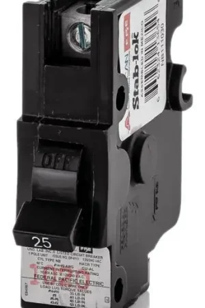 Affordable Federal Pacific NB111025 - 25A 1 Pole Molded Case Circuit Breaker