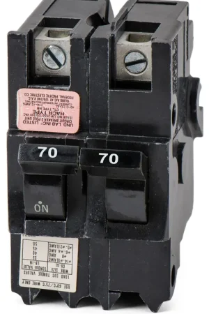 Order Now Federal Pacific NB221070 - 70A 2 Pole Miniature Circuit Breaker