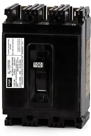 Fresh Stock Federal Pacific NE233100 - 100A 3 Pole Molded Case Circuit Breaker