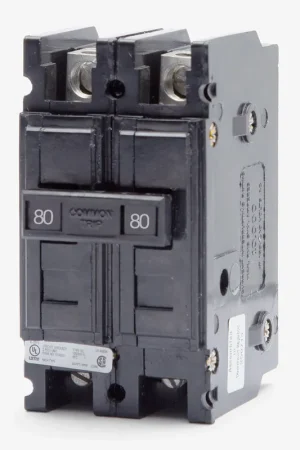 Best Price Eaton / Cutler-Hammer QC2080 - 80A 2 Pole Miniature Circuit Breaker