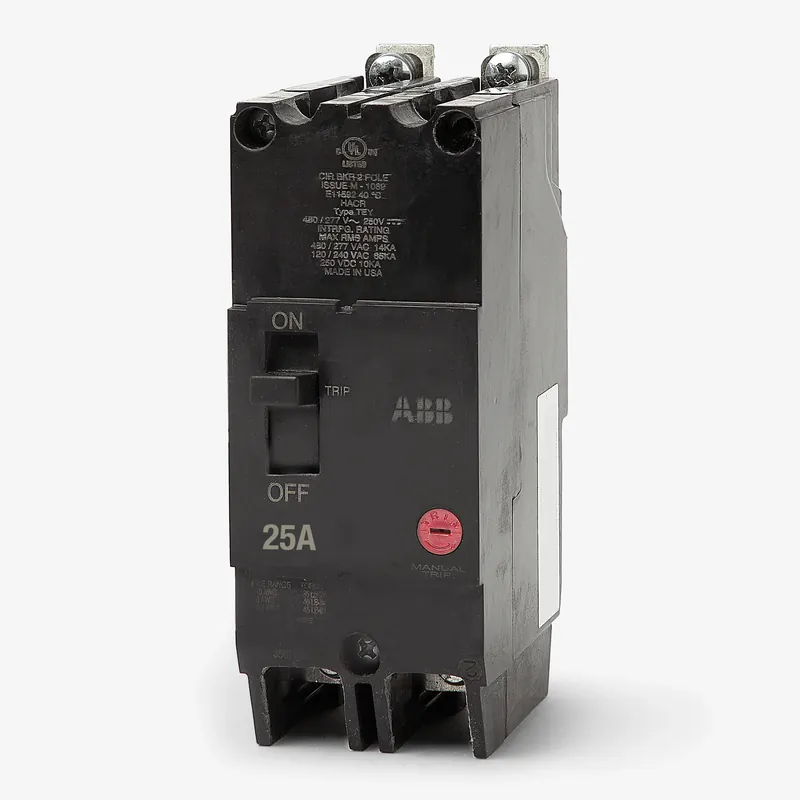 ABB / General Electric TEY225 - 25A 2 Pole Miniature Circuit Breaker Best Seller