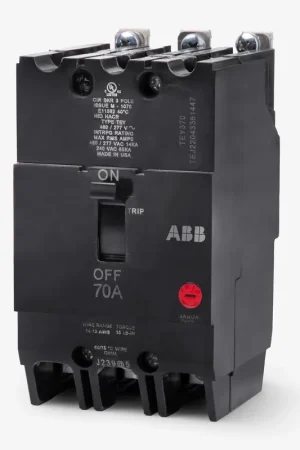 ABB / General Electric TEY370 - 70A 3 Pole Miniature Circuit Breaker Super Sale