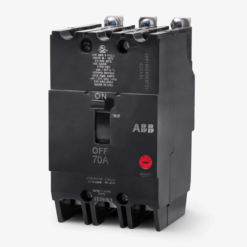 ABB / General Electric TEY370 - 70A 3 Pole Miniature Circuit Breaker Super Sale