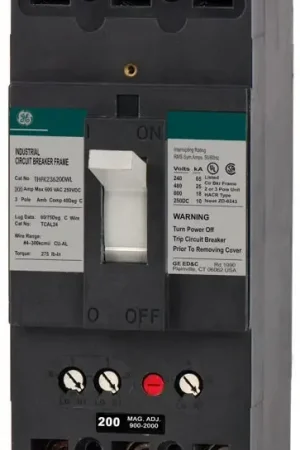 ABB / General Electric THFK236200WL - 200A 3 Pole Molded Case Circuit Breaker Professional Grade