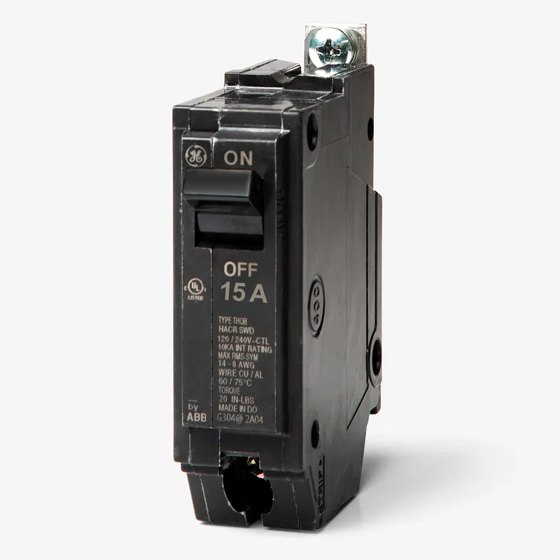 Free Returns ABB / General Electric THHQB1115 - 15A 1 Pole Miniature Circuit Breaker