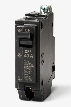 ABB / General Electric THHQB1140 - 40A 1 Pole Miniature Circuit Breaker High Quality