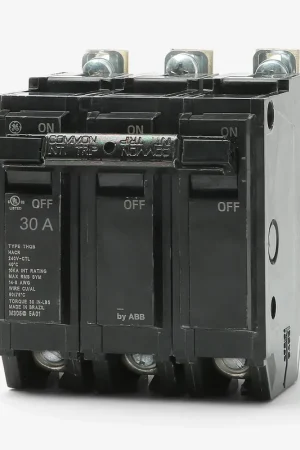 ABB / General Electric THHQB32030 - 30A 3 Pole Miniature Circuit Breaker High Quality