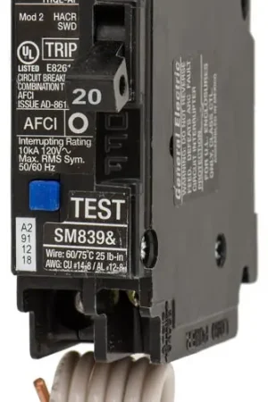 ABB / General Electric THQL1120AF - 20A AFCI Miniature Circuit Breaker Price Cut