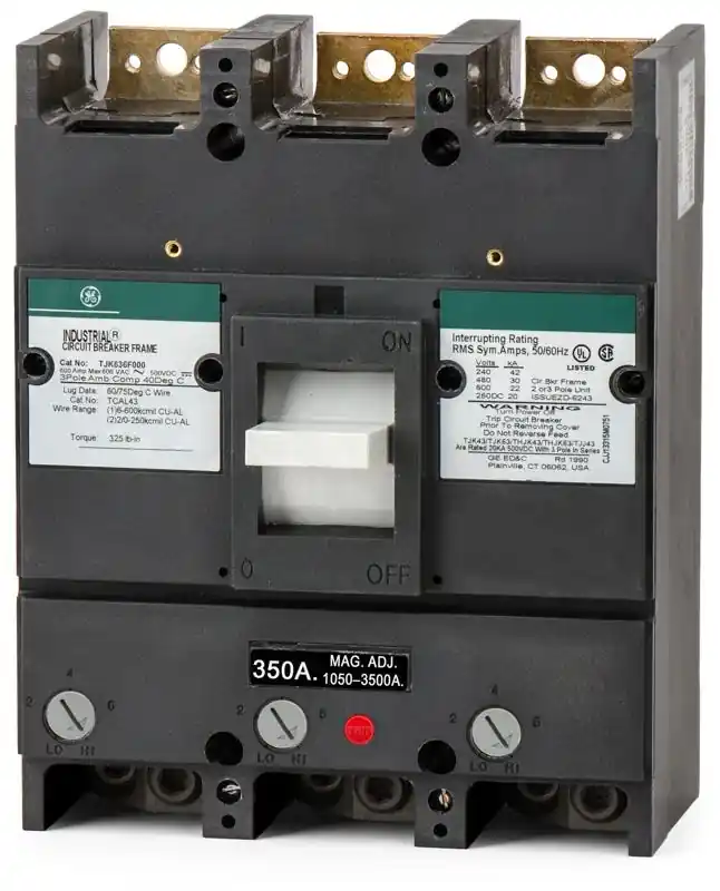 Clearance ABB / General Electric TJK636350WL - 350A 3 Pole Molded Case Circuit Breaker
