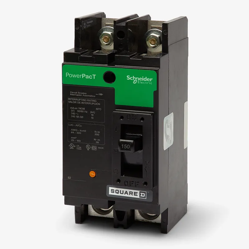 Bargain Square D QGP22150TM - 150A 2 Pole Molded Case Circuit Breaker