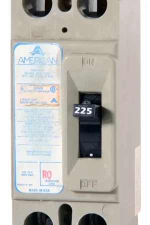 Federal Pacific NEJH223225 - 225A 2 Pole Molded Case Circuit Breaker Free Returns