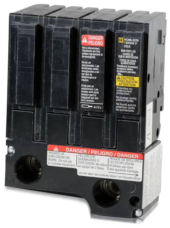 High Quality Square D HOML2225 Circuit Breaker Sub Feed Lug