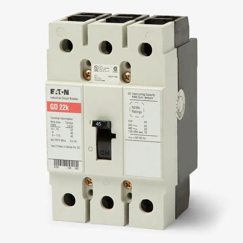 Eaton / Cutler-Hammer GD3045 - 45A 3 Pole Molded Case Circuit Breaker Fast Shipping