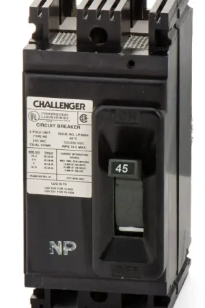 Federal Pacific NE224045 - 45A 2 Pole Molded Case Circuit Breaker While Supplies Last