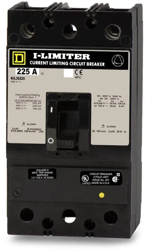 Square D KIL36175 - 175A 3 Pole Molded Case Circuit Breaker Grab Now