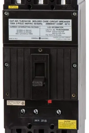 ABB / General Electric TLB234200WL - 200A 3 Pole Molded Case Circuit Breaker Buy Online