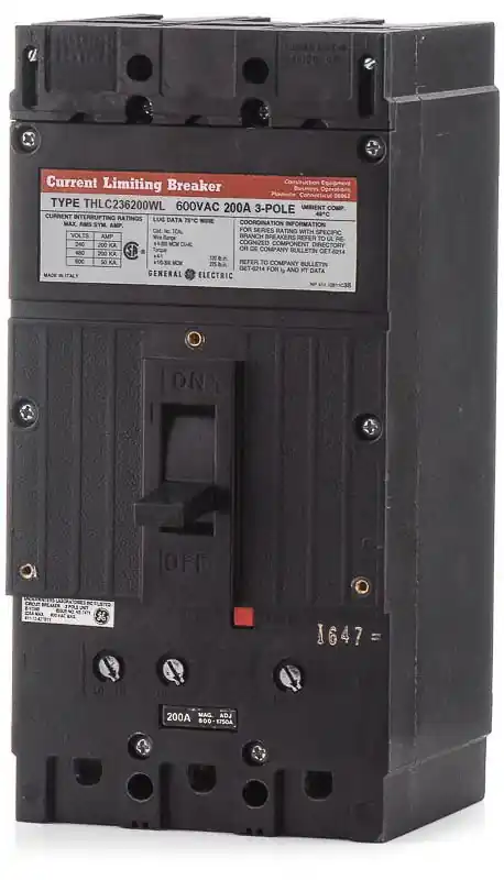 ABB / General Electric THLC236200WL - 200A 3 Pole Molded Case Circuit Breaker Top Pick