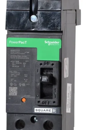 Trending Square D QGA221751 - 175A 2 Pole Molded Case Circuit Breaker