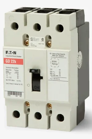 Authentic Eaton / Cutler-Hammer GHC3045 - 45A 3 Pole Molded Case Circuit Breaker