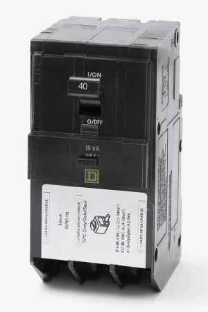 Time-Limited Square D QO340EPD - 40A GFEP Miniature Circuit Breaker