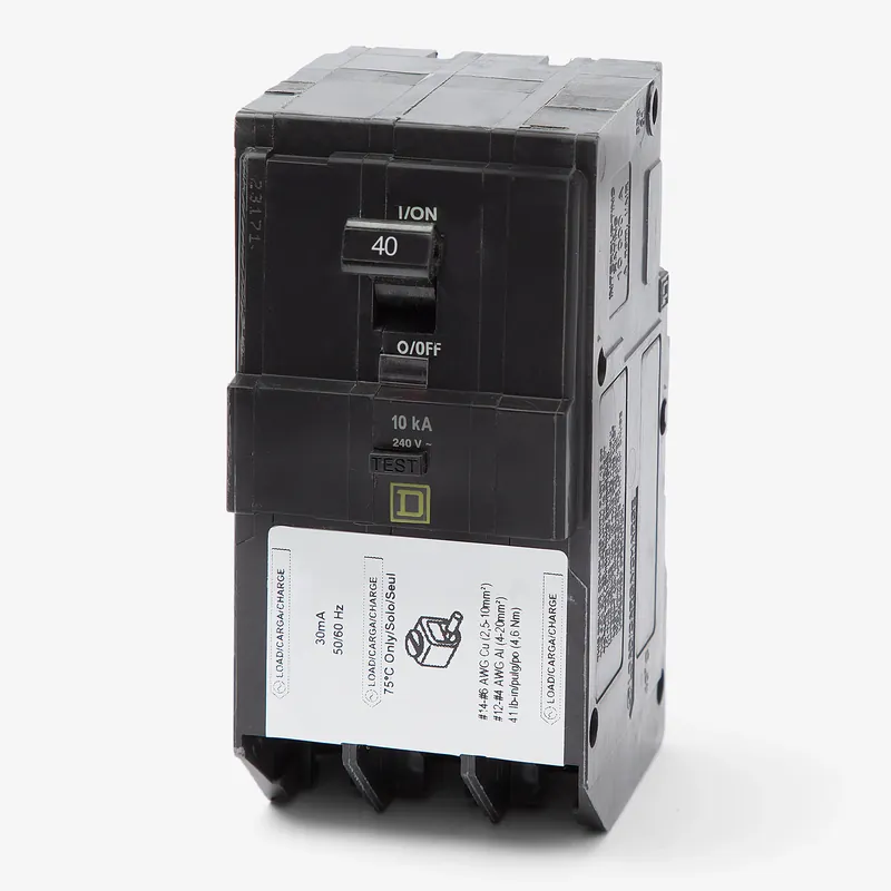 Time-Limited Square D QO340EPD - 40A GFEP Miniature Circuit Breaker