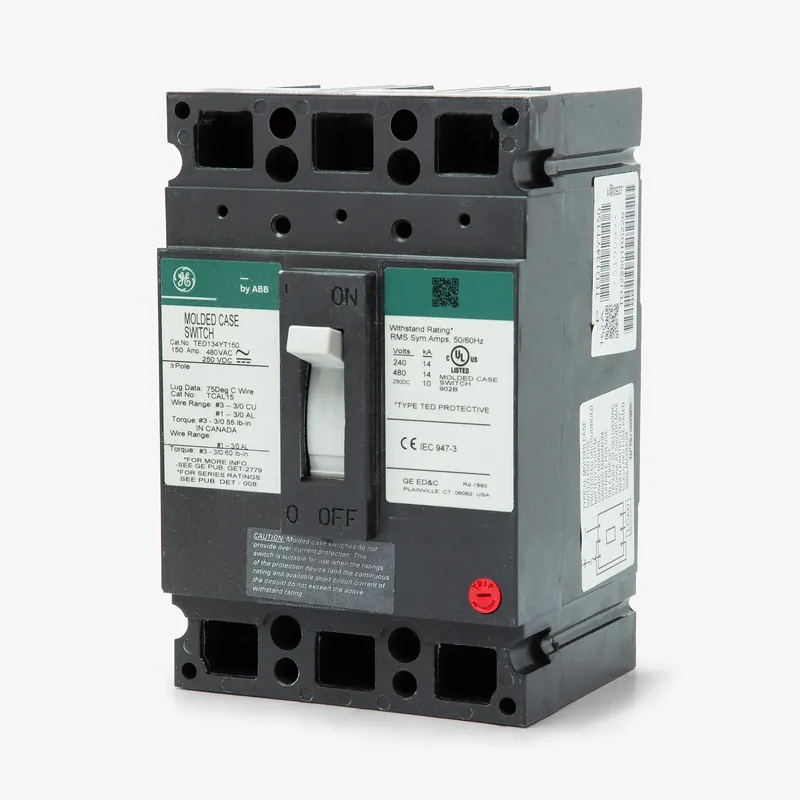 High Quality ABB / General Electric TED134YT150 - 150A 3 Pole Molded Case Switch