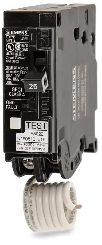 Grab Now Siemens QF125A - 25A GFCI Miniature Circuit Breaker